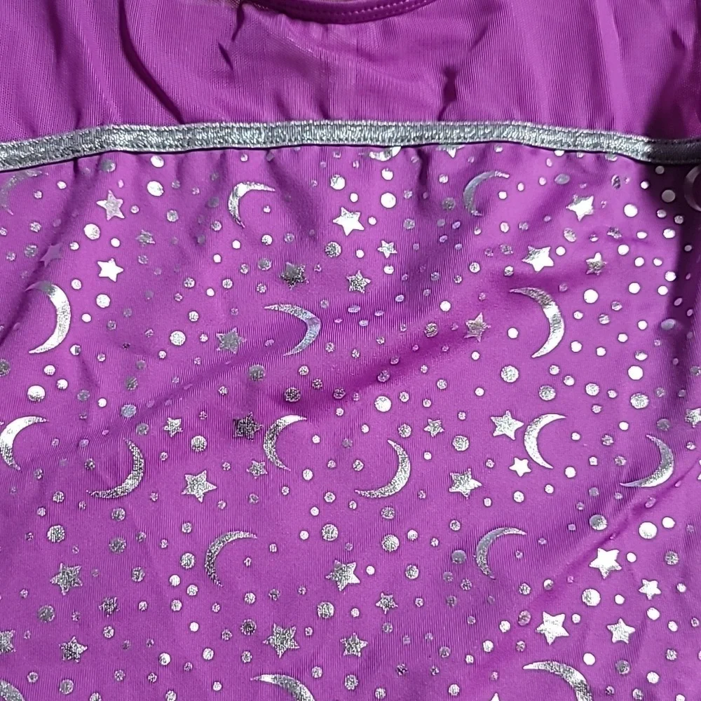 Cat & Jack Girls One Piece Celestial Pull-On Magenta Leotard Size XL (14/16)